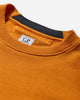 C.P. Company Sweatshirts Crew Neck In Diagonal Raised Fleece Russet Orange Sweatshirts Crewneck 19CMSS713A-005086W 434