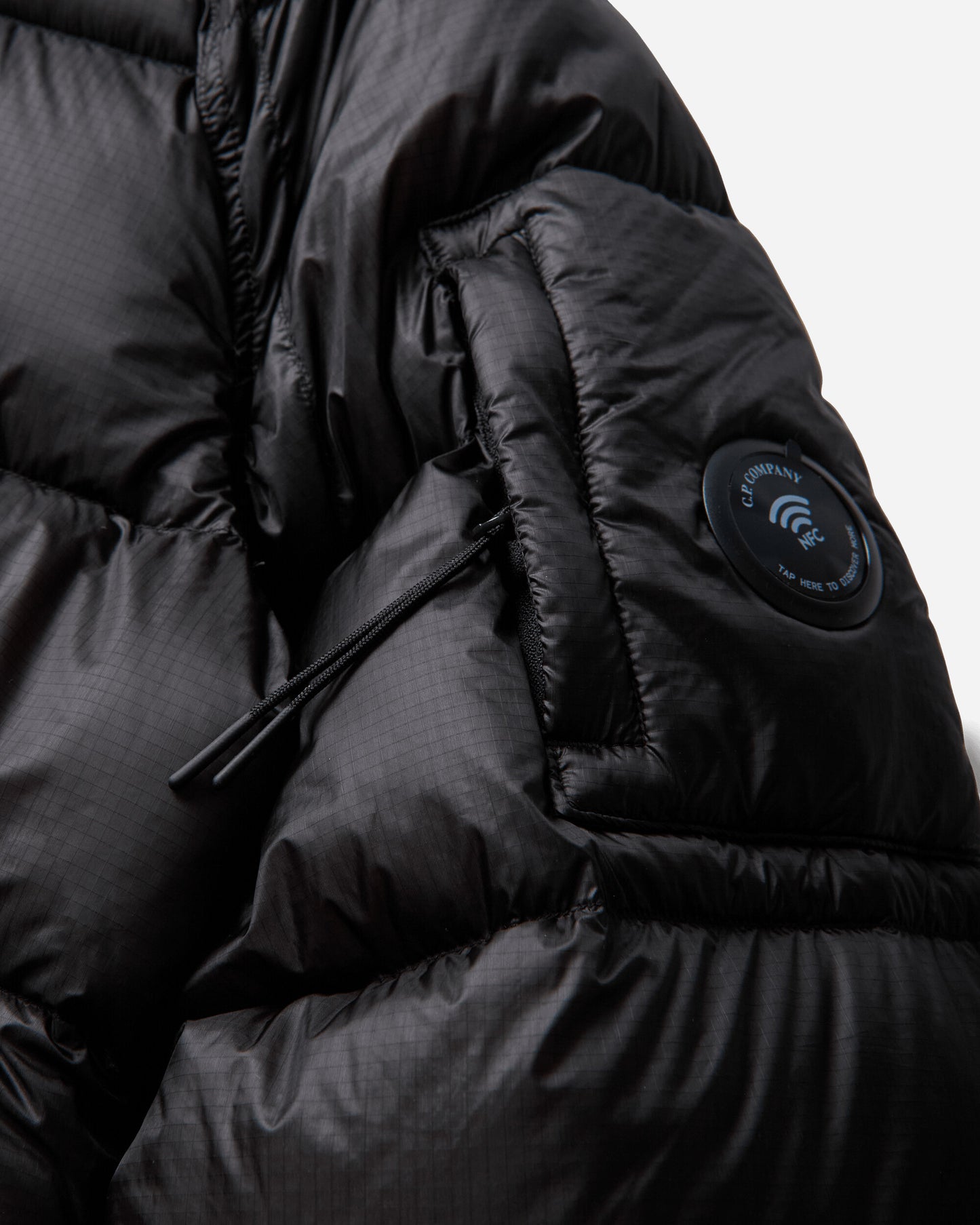 C.P. Company D.D. Shell Hooded Down Jacket BLACK Coats and Jackets Down Jackets RFCMOW702A-110416A 999