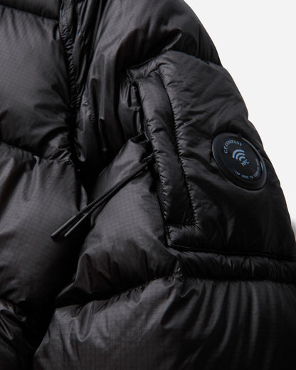 C.P. Company D.D. Shell Hooded Down Jacket BLACK Coats and Jackets Down Jackets RFCMOW702A-110416A 999