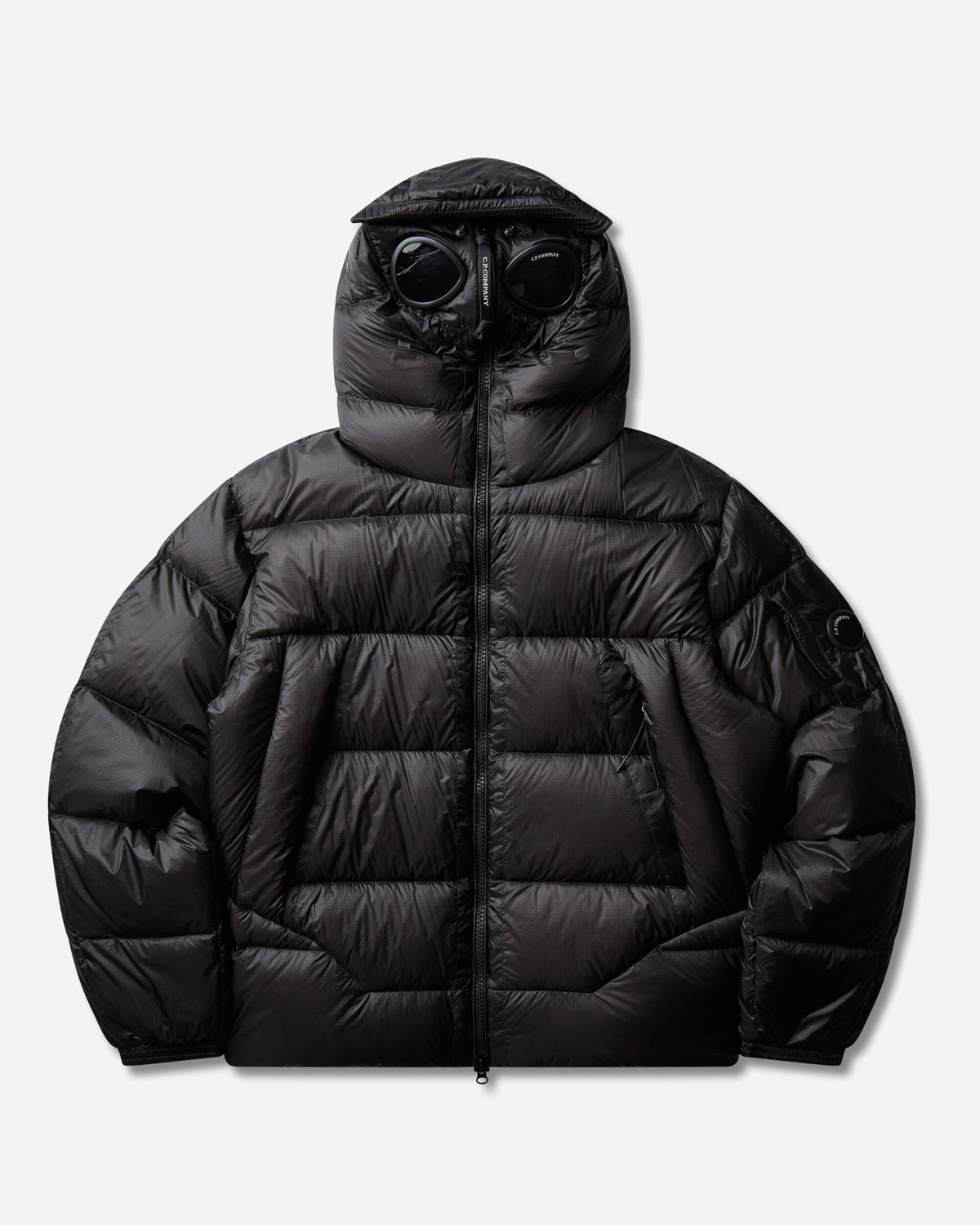 C.P. Company Outerwear Medium Jacket In Dd-Shell Black Coats and Jackets Down Jackets 21CMOW215A-110416A 999