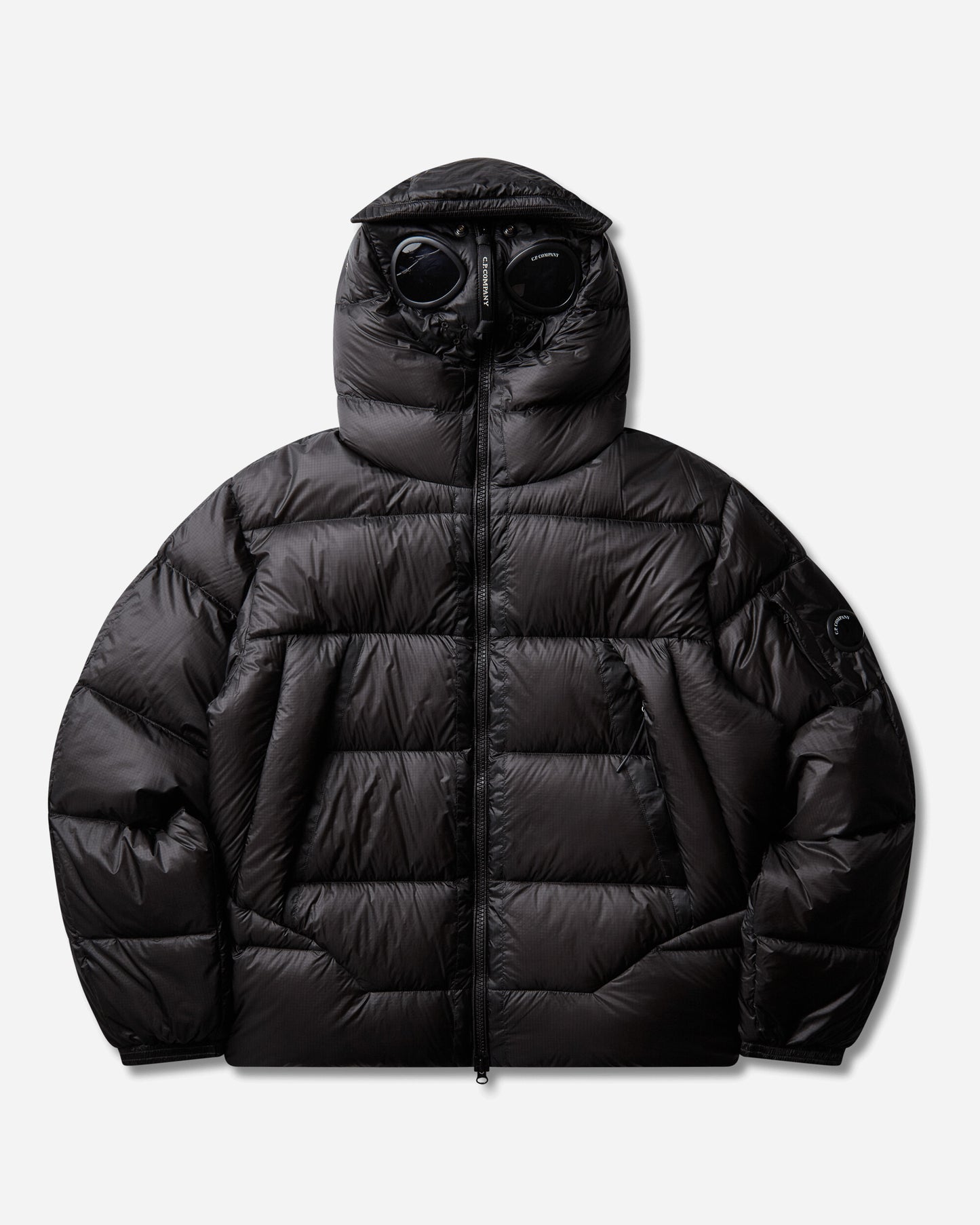C.P. Company Outerwear Medium Jacket In Dd-Shell Black Coats and Jackets Down Jackets 21CMOW215A-110416A 999
