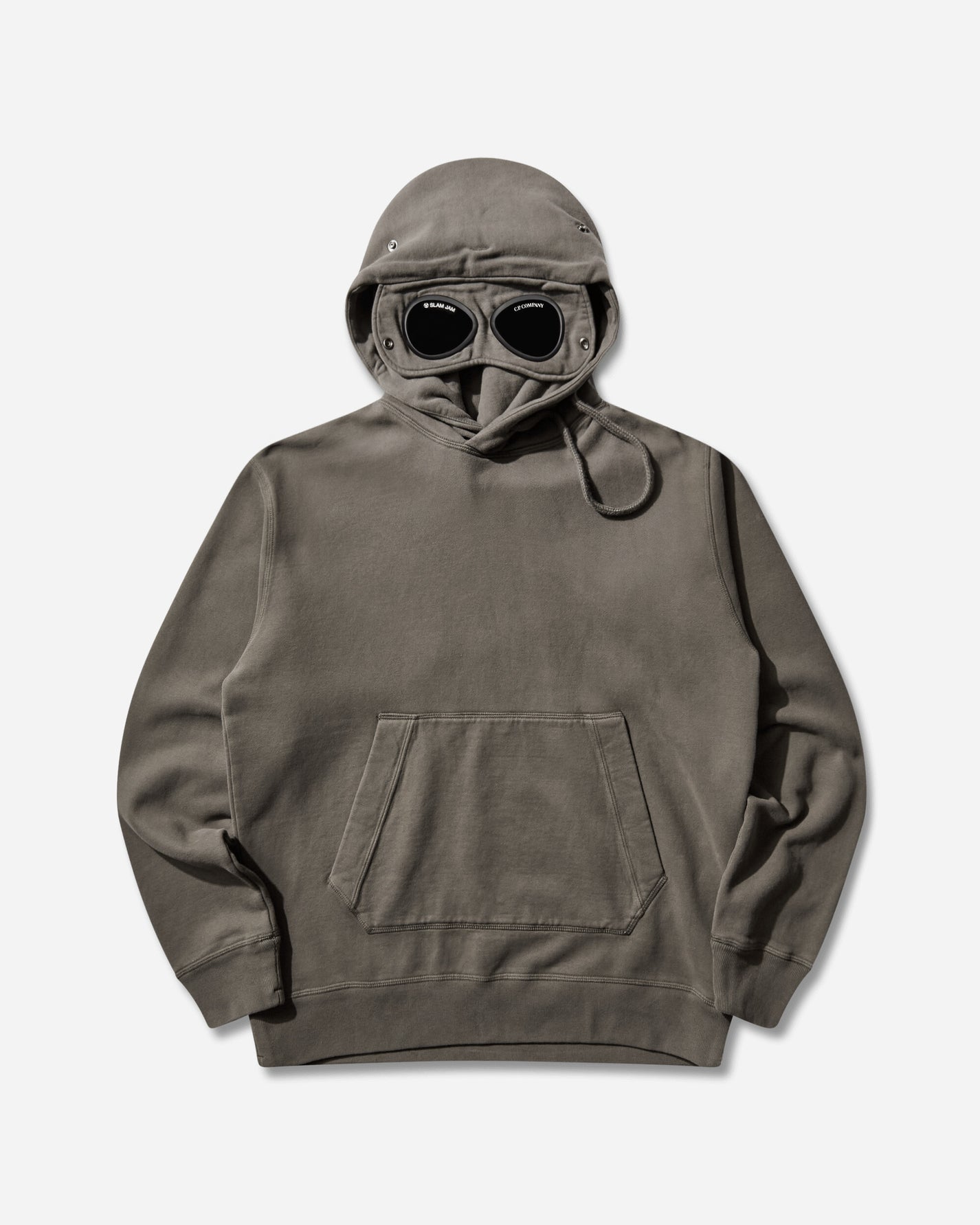 C.P. Company Slam Jam Goggle Hoodie Black Black Sweatshirts Hoodies 19CSSS701A 001