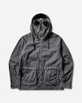 C.P. Company 50 Fili Wax Explorer Jacket Gunmetal Coats and Jackets Jackets 20CMOW110A-110543D 921