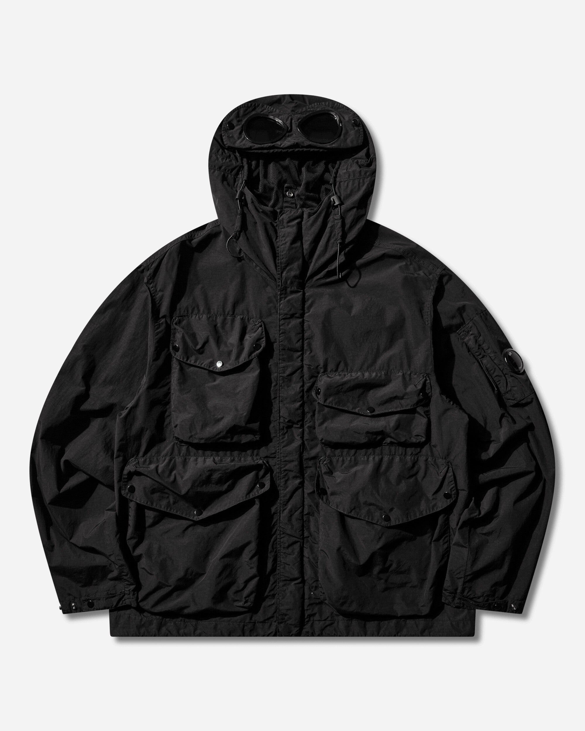 Men's Flatt Nylon Goggle Jacket Black – Slam Jam®
