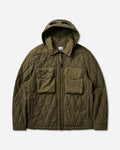 C.P. Company Gd Liner Mixed Goggle Jacket IVY GREEN Coats and Jackets Jackets 21CMOW104A-110745G 683