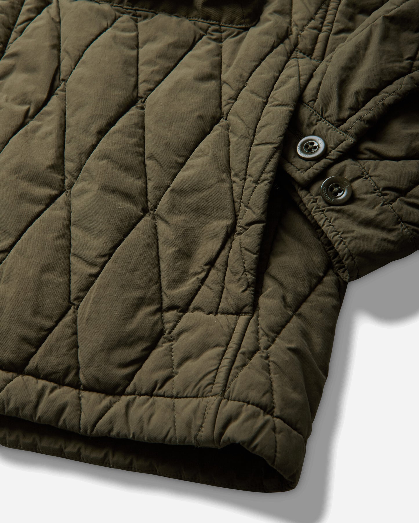 C.P. Company Gd Liner Mixed Goggle Jacket IVY GREEN Coats and Jackets Jackets 21CMOW104A-110745G 683
