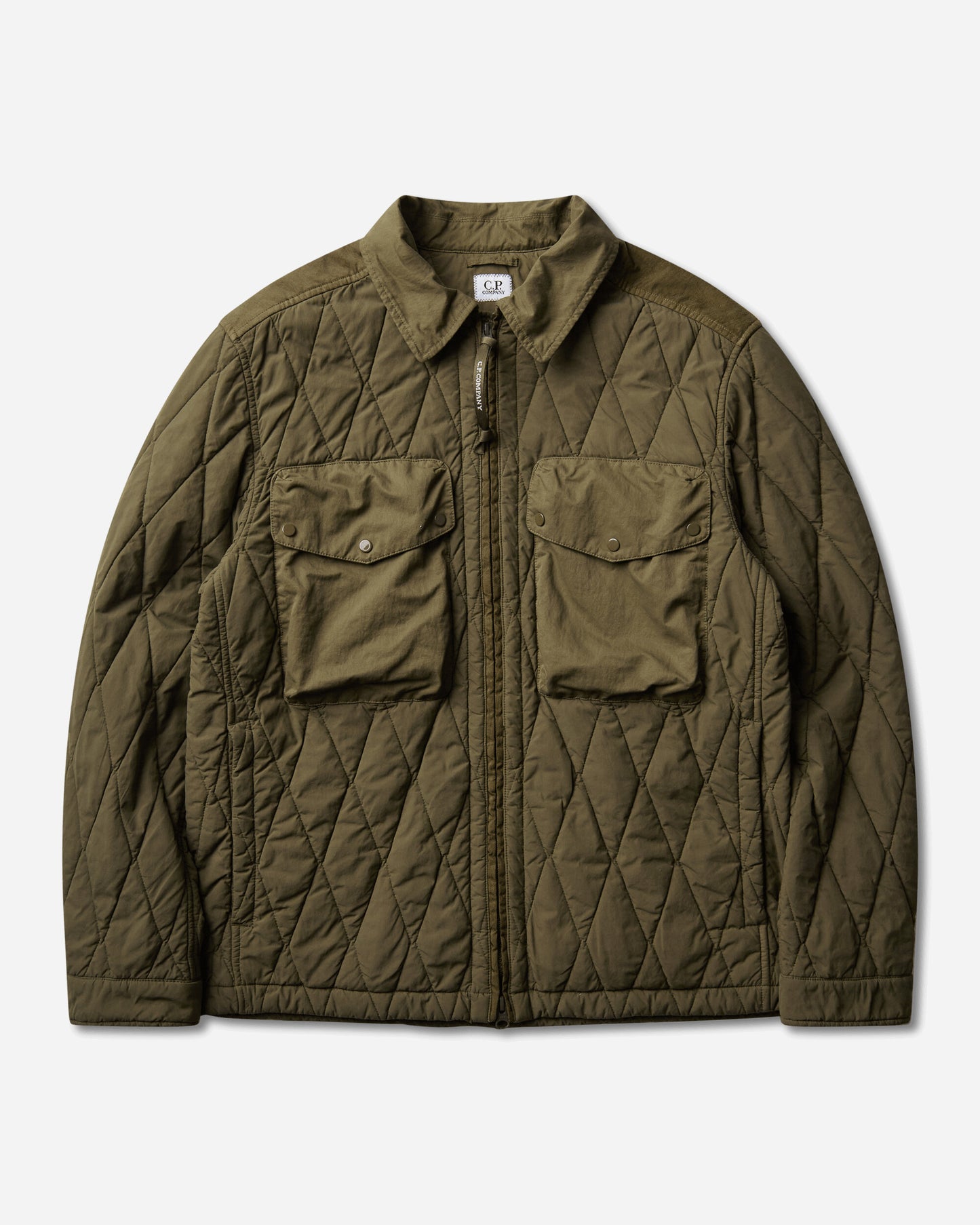 C.P. Company Gd Liner Mixed Goggle Jacket IVY GREEN Coats and Jackets Jackets 21CMOW104A-110745G 683