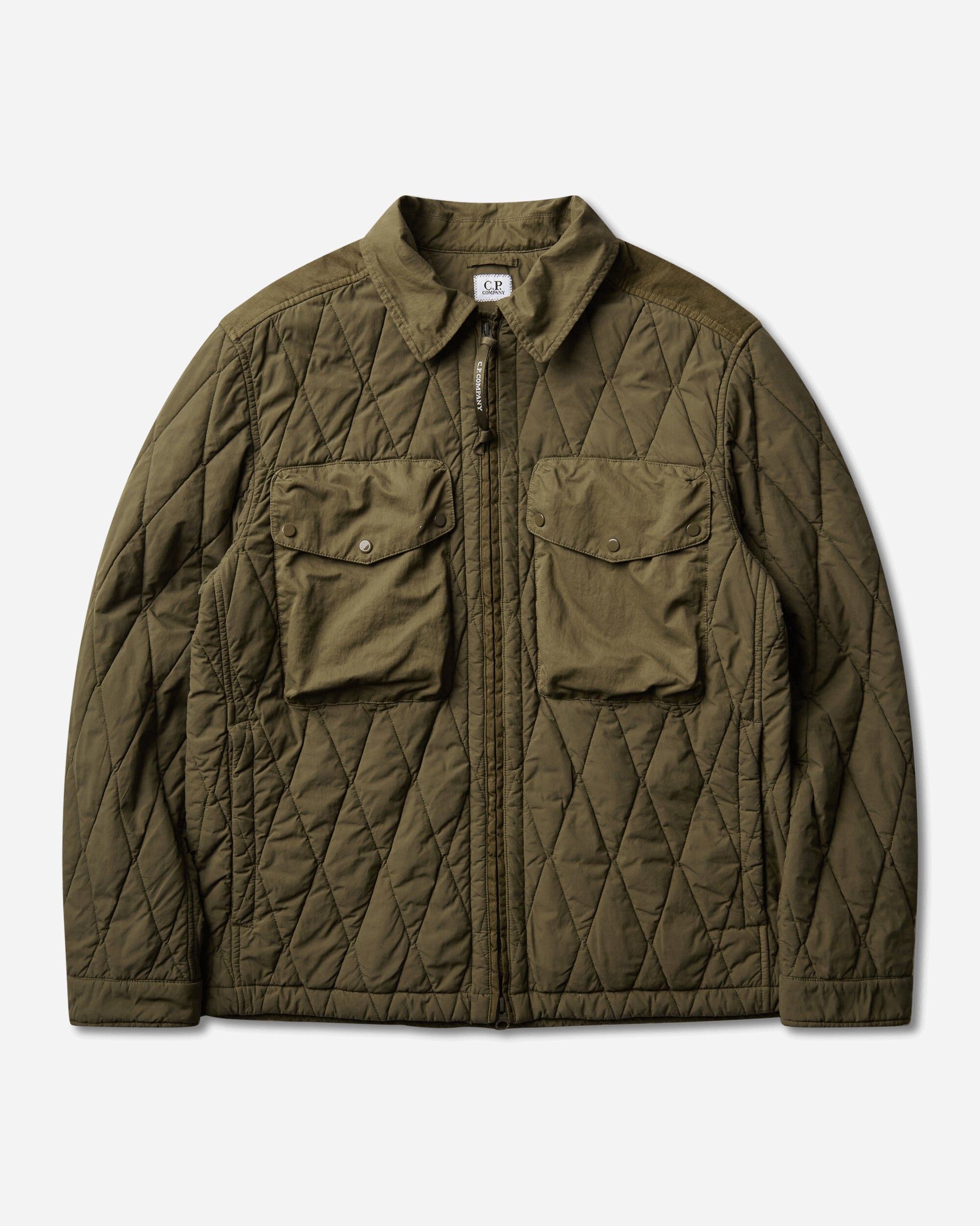 C.P. Company Gd Liner Mixed Goggle Jacket IVY GREEN Coats and Jackets Jackets 21CMOW104A-110745G 683
