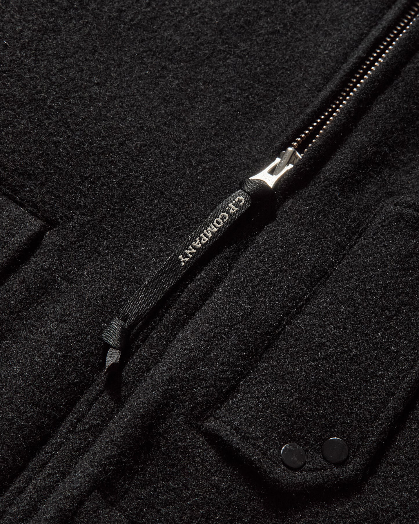 C.P. Company Medium Jacket In Duffel Black Coats and Jackets Jackets 19CMOW148A-006168A 999