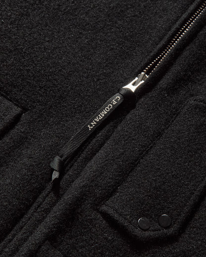 C.P. Company Medium Jacket In Duffel Black Coats and Jackets Jackets 19CMOW148A-006168A 999