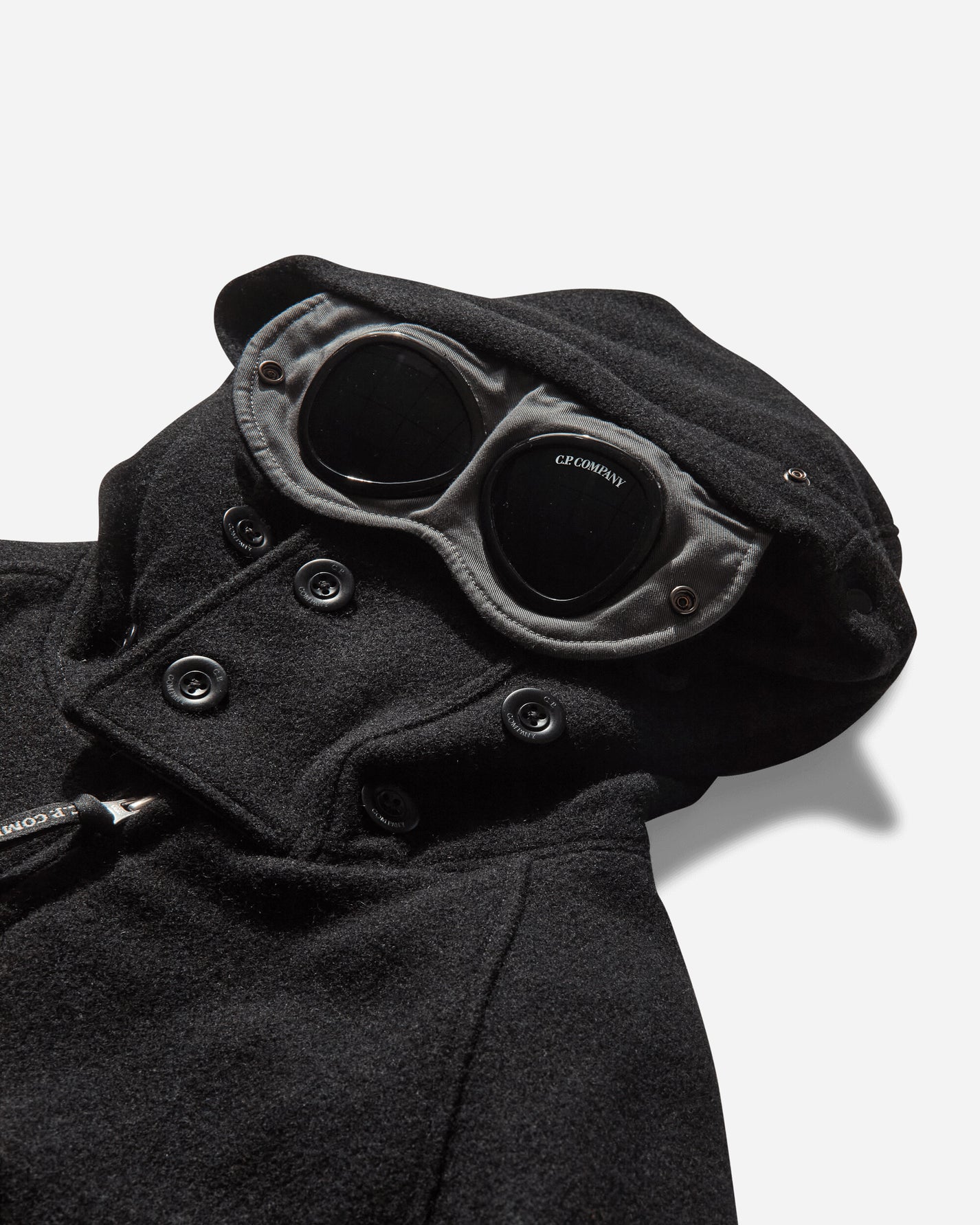 C.P. Company Medium Jacket In Duffel Black Coats and Jackets Jackets 19CMOW148A-006168A 999