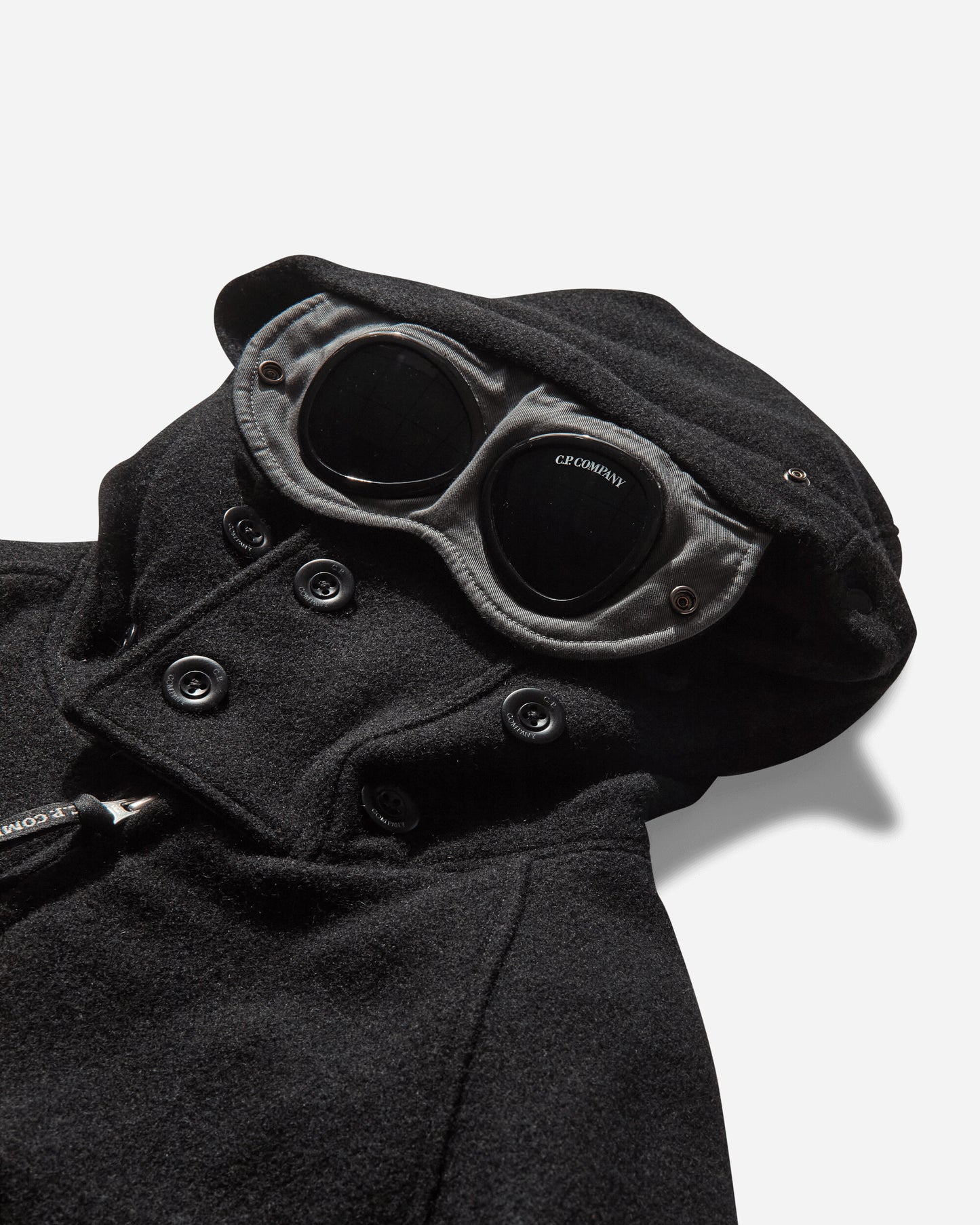 C.P. Company Medium Jacket In Duffel Black Coats and Jackets Jackets 19CMOW148A-006168A 999