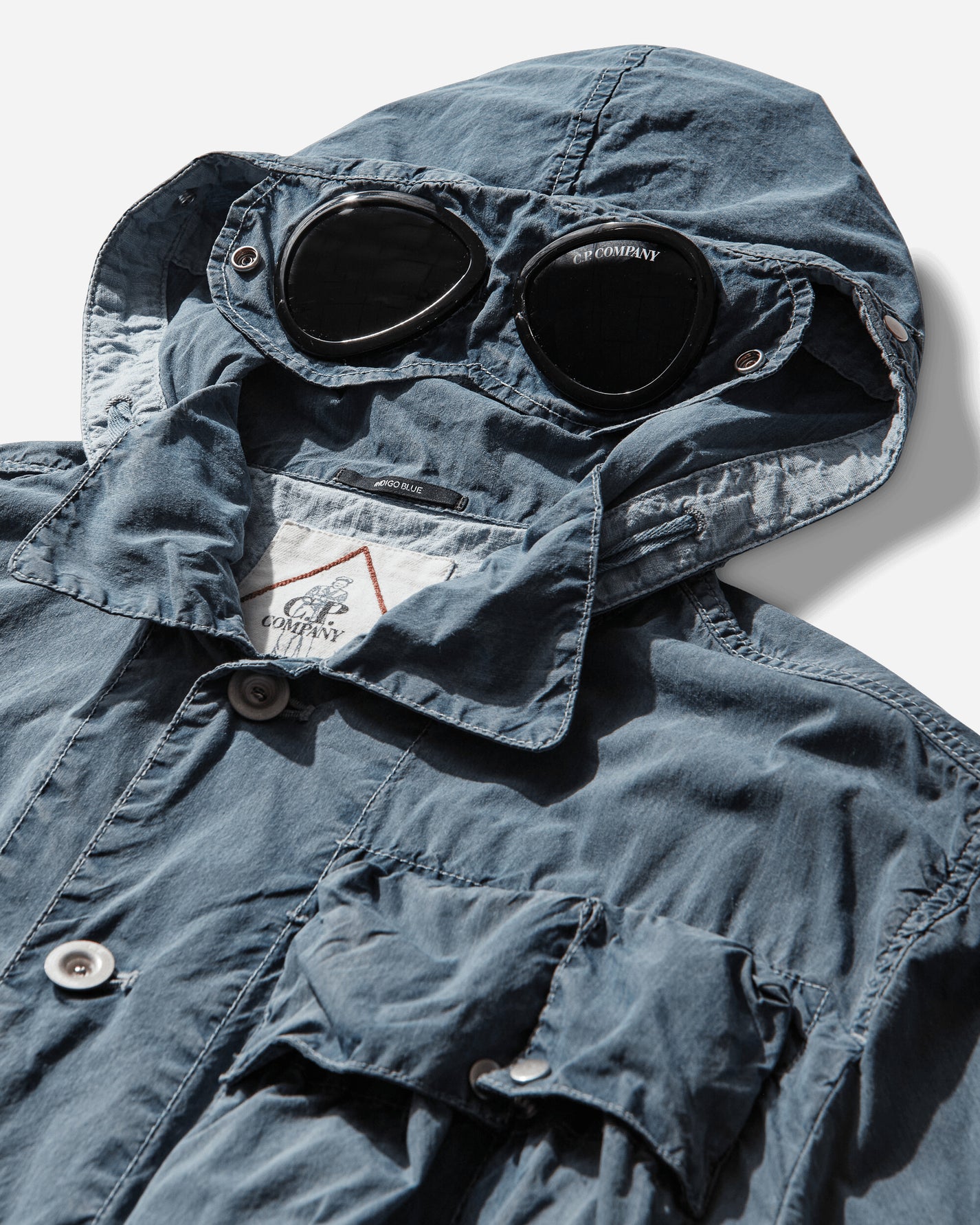 C.P. Company Outerwear Medium Jacket In 50 Fili Bleached Stone Bleach Coats and Jackets Jackets 20CMOW165A-110288B D11