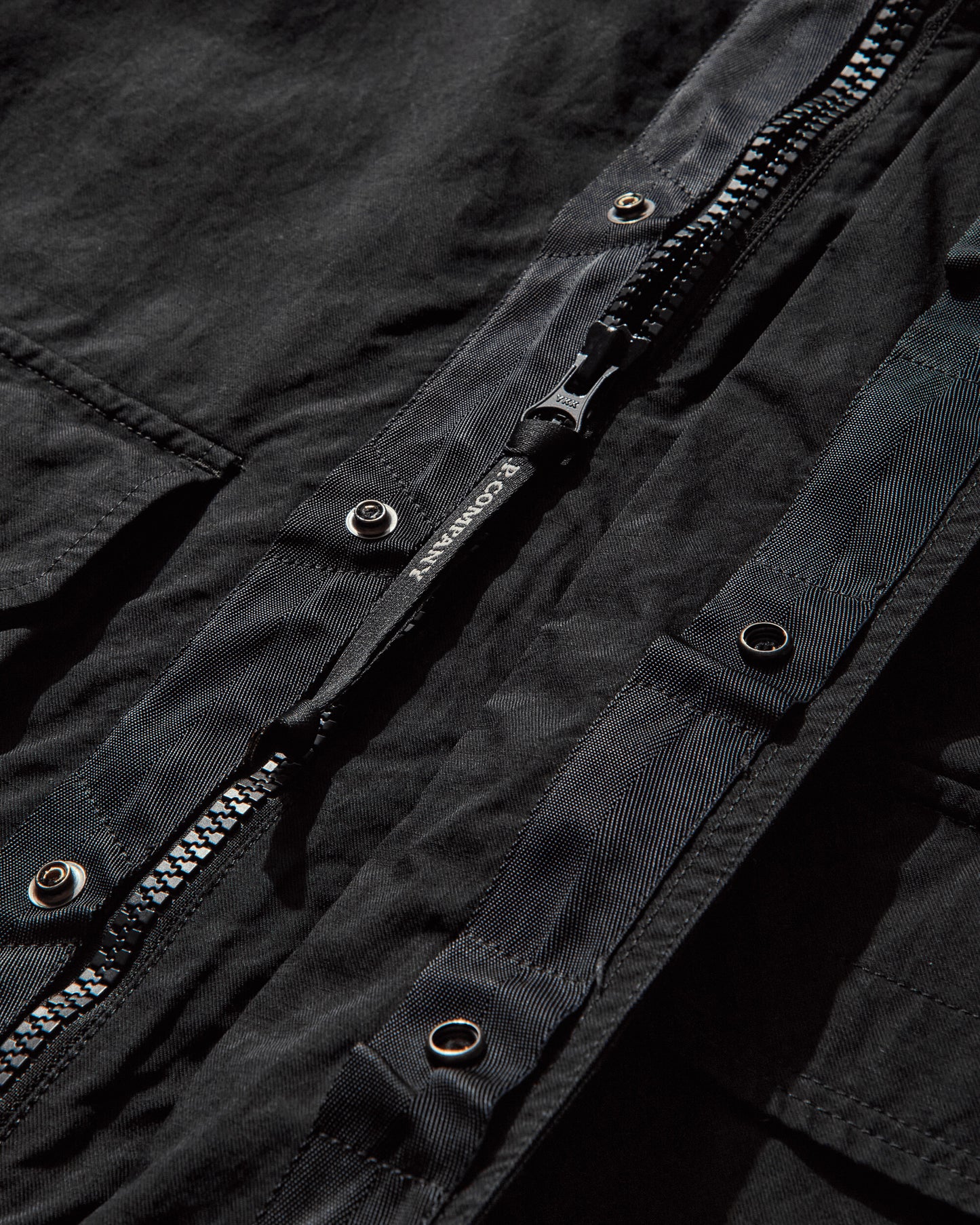 C.P. Company Outerwear Medium Jacket In Twill Black Coats and Jackets Jackets 19CMOW069A-110305G 999