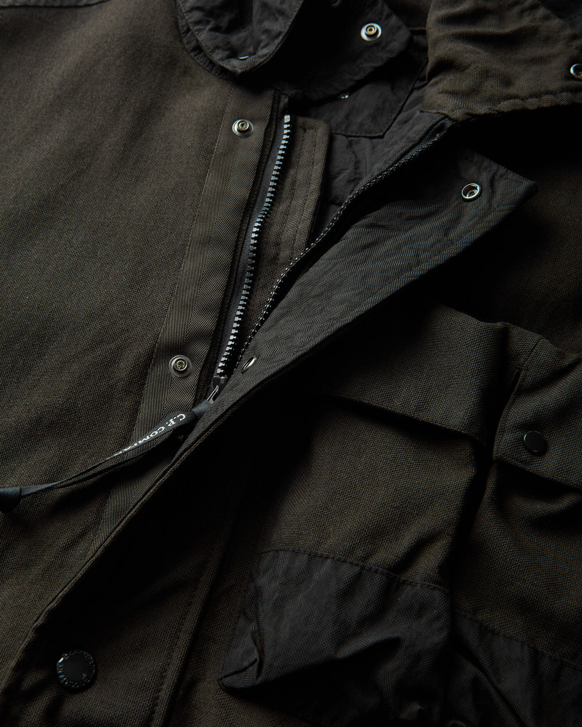 C.P. Company Outerwear Medium Jacket In Wool-Ht Ivy Green Coats and Jackets Jackets 21CMOW258A-110765G 683