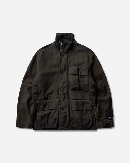 C.P. Company Outerwear Medium Jacket In Wool-Ht Ivy Green Coats and Jackets Jackets 21CMOW258A-110765G 683