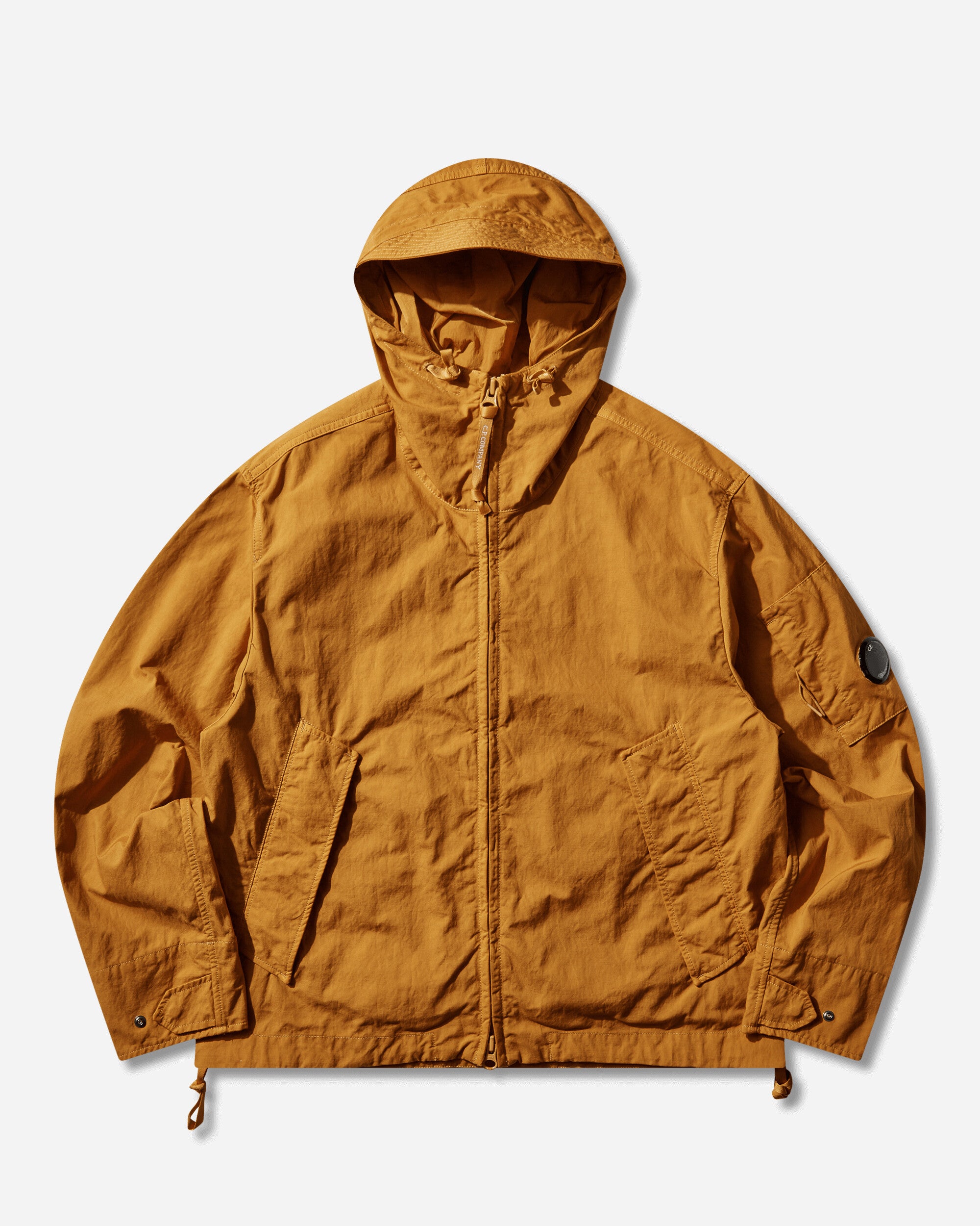 C.P. Company Twill Hooded Lens Jacket Desert Sun Coats and Jackets Jackets 20CMOW149A-110305G 436