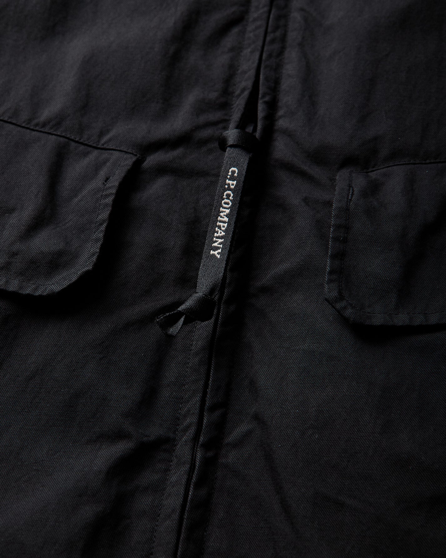 C.P. Company Twill Mixed Explorer Jacket BLACK Coats and Jackets Jackets 21CMOW078A-110305G 999