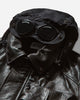 C.P. Company CP Company x Slam Jam Leather Miller Jacket Black Coats and Jackets Leather Jackets 19CSOW700S 001