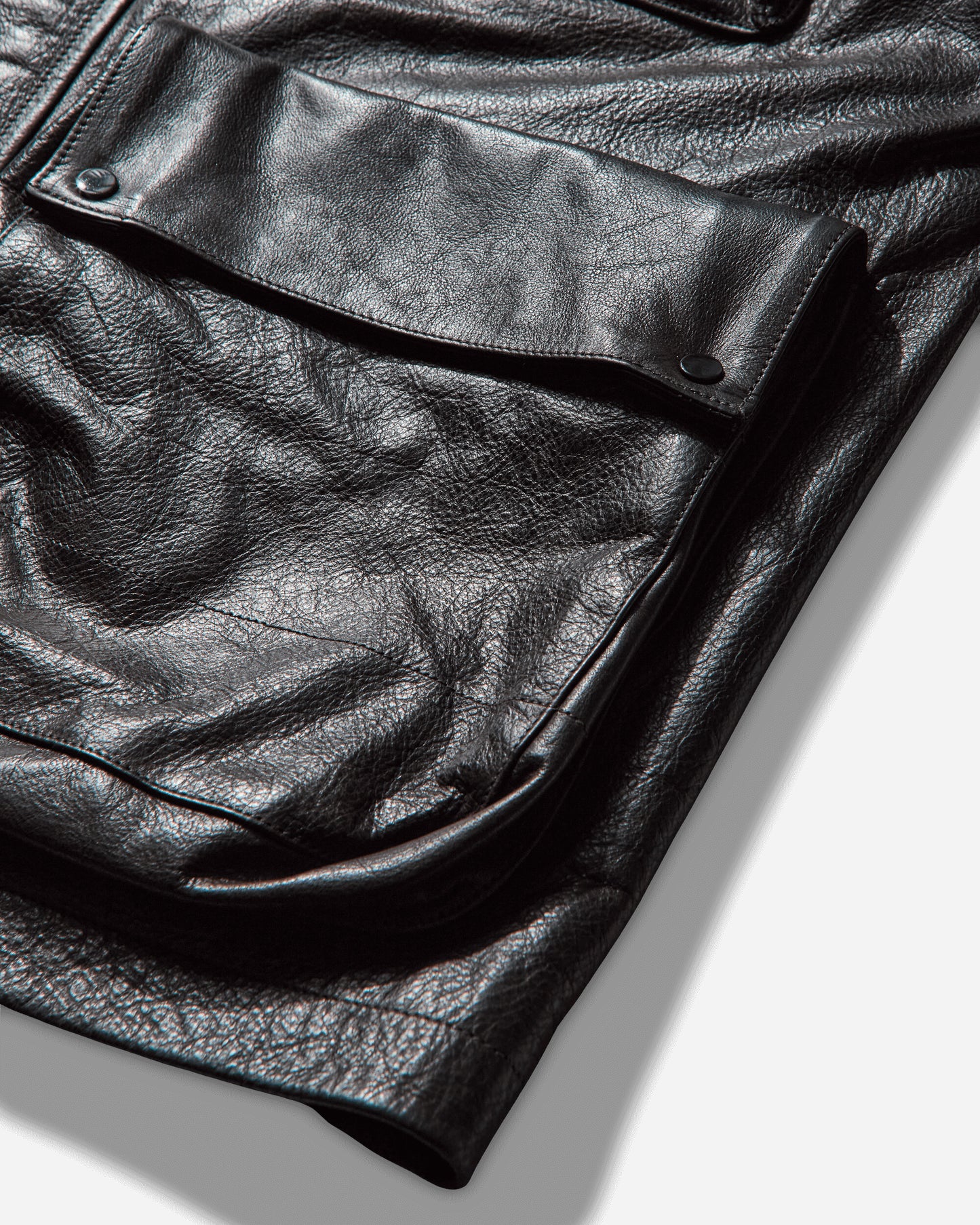 C.P. Company CP Company x Slam Jam Leather Miller Jacket Black Coats and Jackets Leather Jackets 19CSOW700S 001