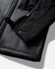 C.P. Company Outerwear Medium Jacket In Montone Curly Leather Black Coats and Jackets Leather Jackets 21CMOW303A-006249L 999