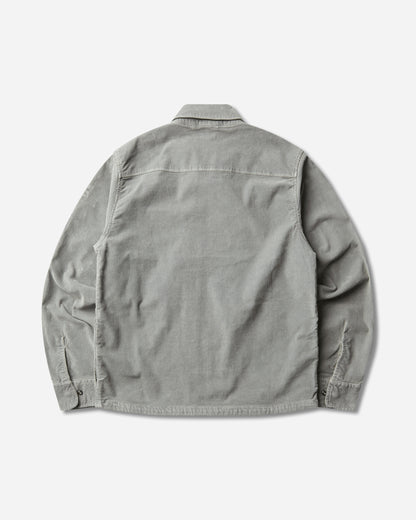 C.P. Company Corduroy Zipped Lens Overshirt FLINT GREY Shirts Overshirt 21CMOS149A-006410O 936