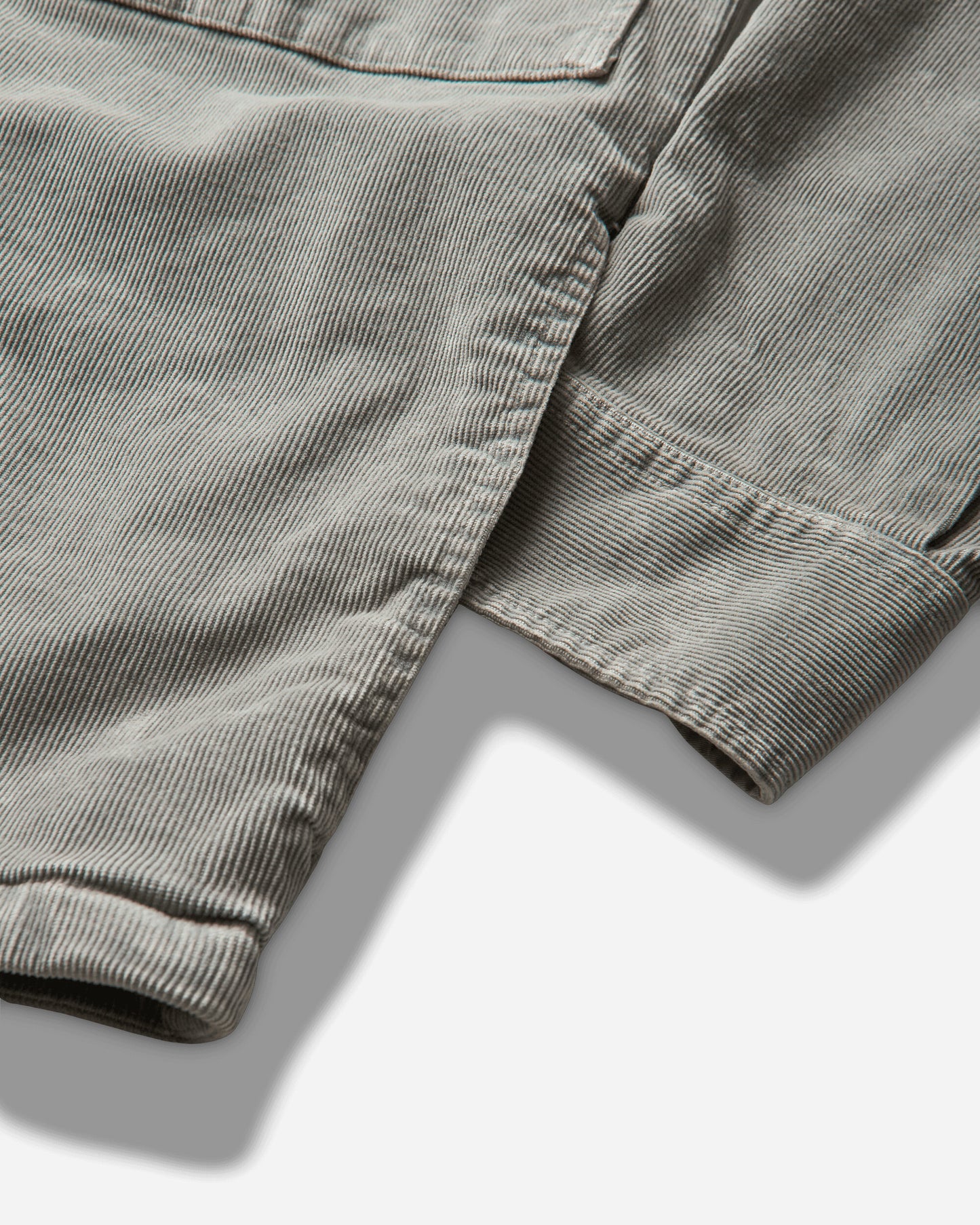 C.P. Company Corduroy Zipped Lens Overshirt FLINT GREY Shirts Overshirt 21CMOS149A-006410O 936