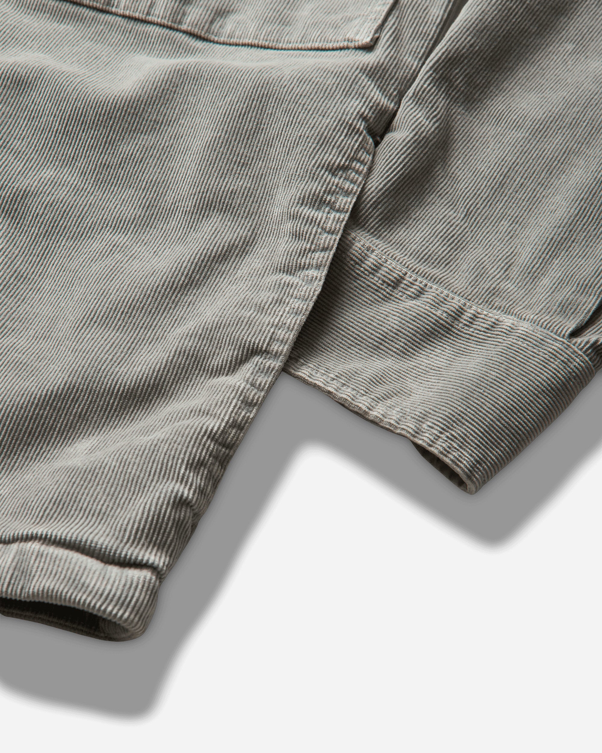 C.P. Company Corduroy Zipped Lens Overshirt FLINT GREY Shirts Overshirt 21CMOS149A-006410O 936
