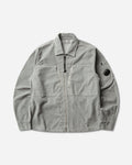 C.P. Company Corduroy Zipped Lens Overshirt FLINT GREY Shirts Overshirt 21CMOS149A-006410O 936