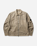 C.P. Company Cotton Plain Face Resined Zipped Lens Overshirt FALLEN ROCK Shirts Overshirt 21CMOS264A-110795G 356