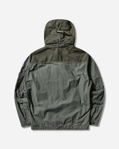 C.P. Company Flatt Nylon Mixed Goggle Overshirt Laurel Wreath Shirts Overshirt 20CMOS017A-005991G 668