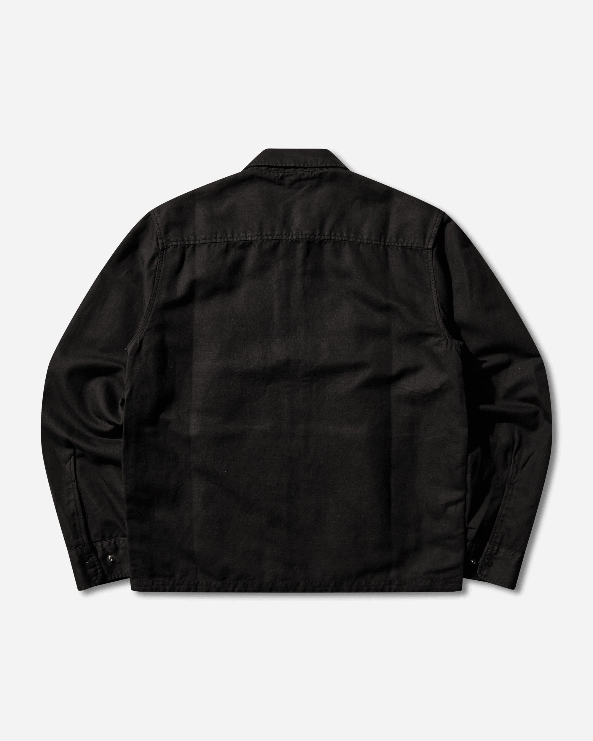 C.P. Company Overshirt Overshirt In Cotton/Linen Black Shirts Overshirt 20CMOS226A-110626G 999