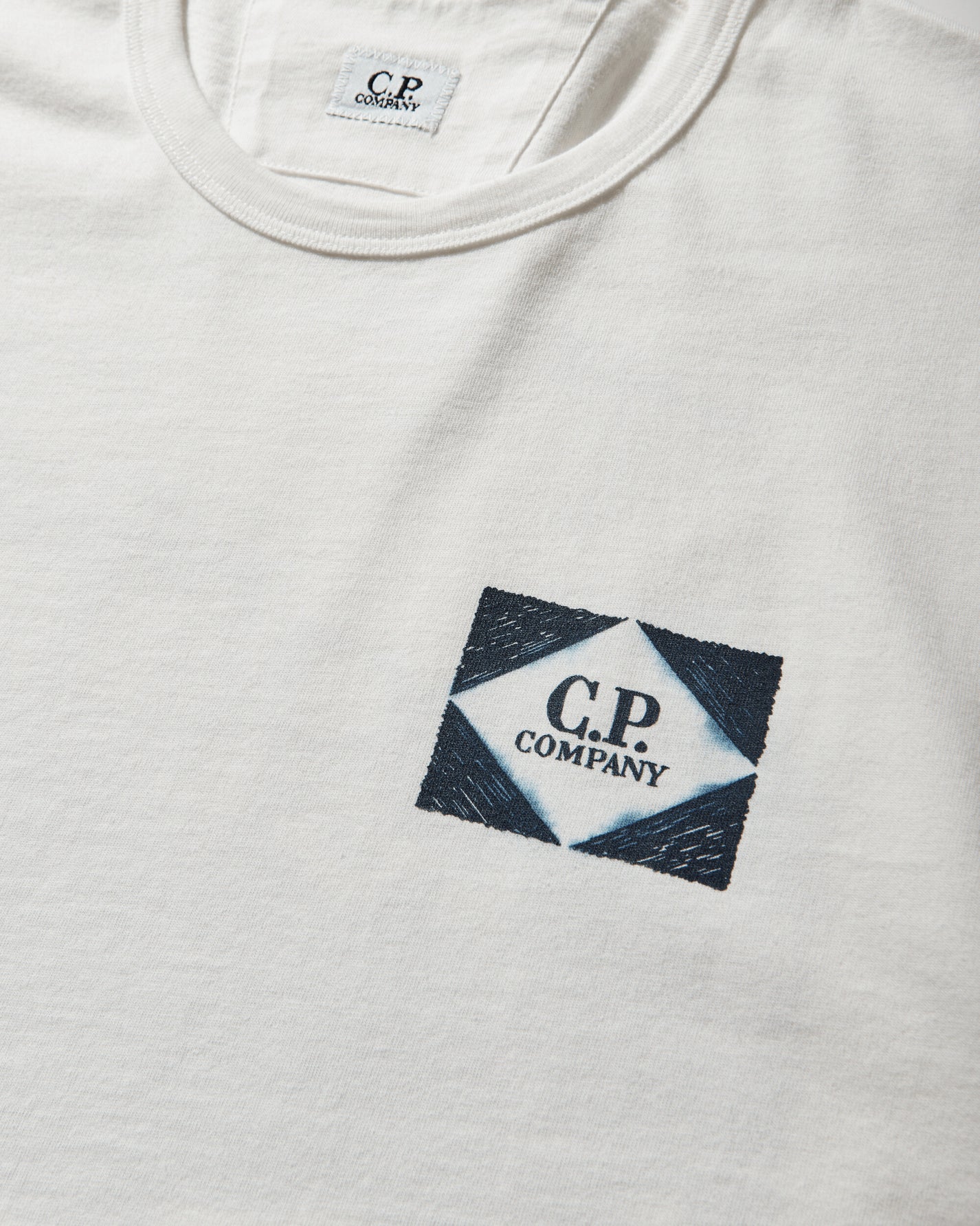 C.P. Company T-Shirts Short Sleeve In Jersey Gauze White T-Shirts Shortsleeve 20CMTS267A-110656W 103