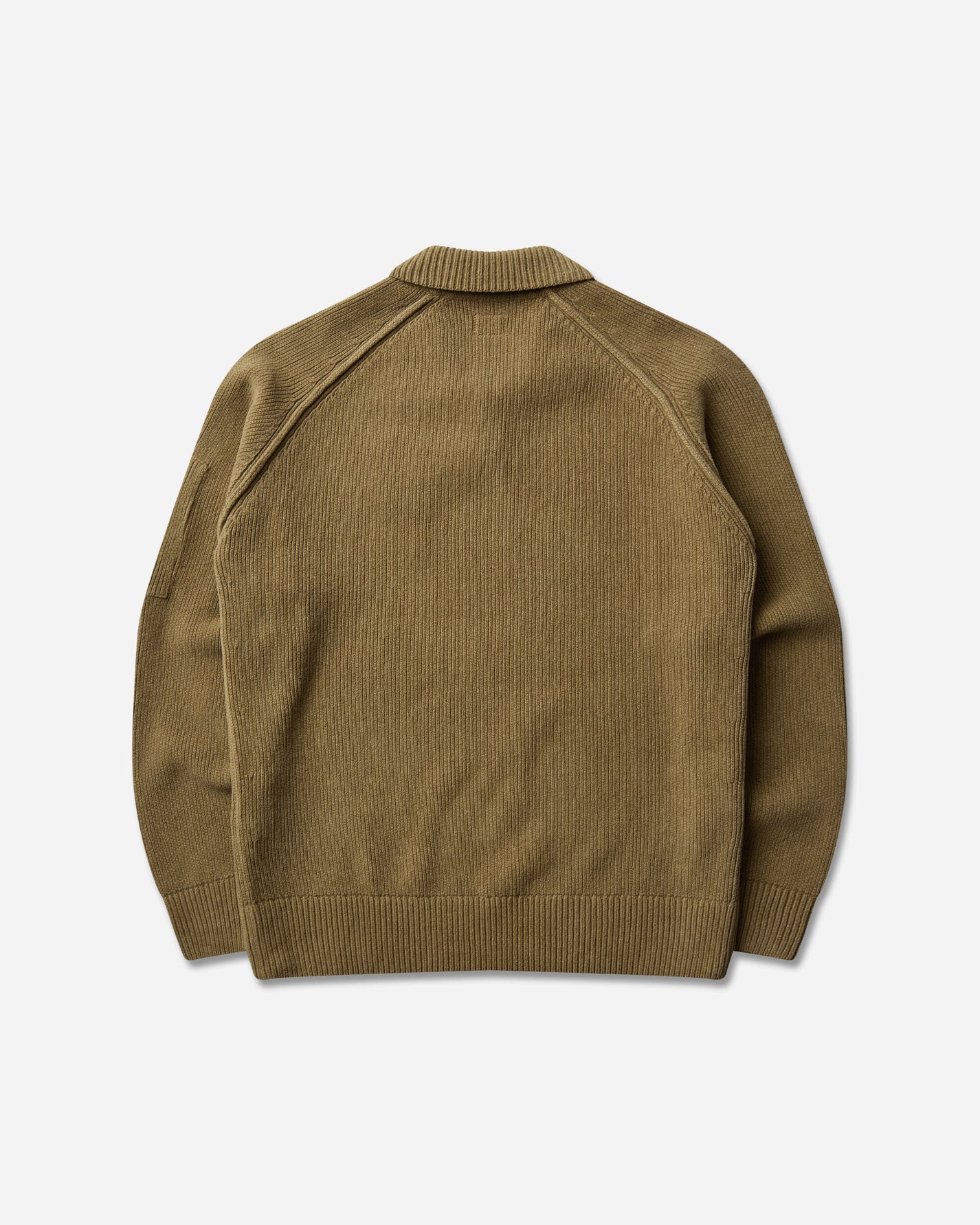 C.P. Company Chenille Cotton Polo Sweater ERMINE Knitwears Sweaters 21CMKN198A-005558G 340