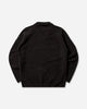 C.P. Company Cotton Chenille Polo Lens Sweater Black Knitwears Sweaters 20CMKN118A-005687G 999