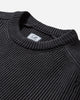 C.P. Company Knitwear Crew Neck In Full Rib Black Knitwears Sweaters 19CMKN015A-006608A 999