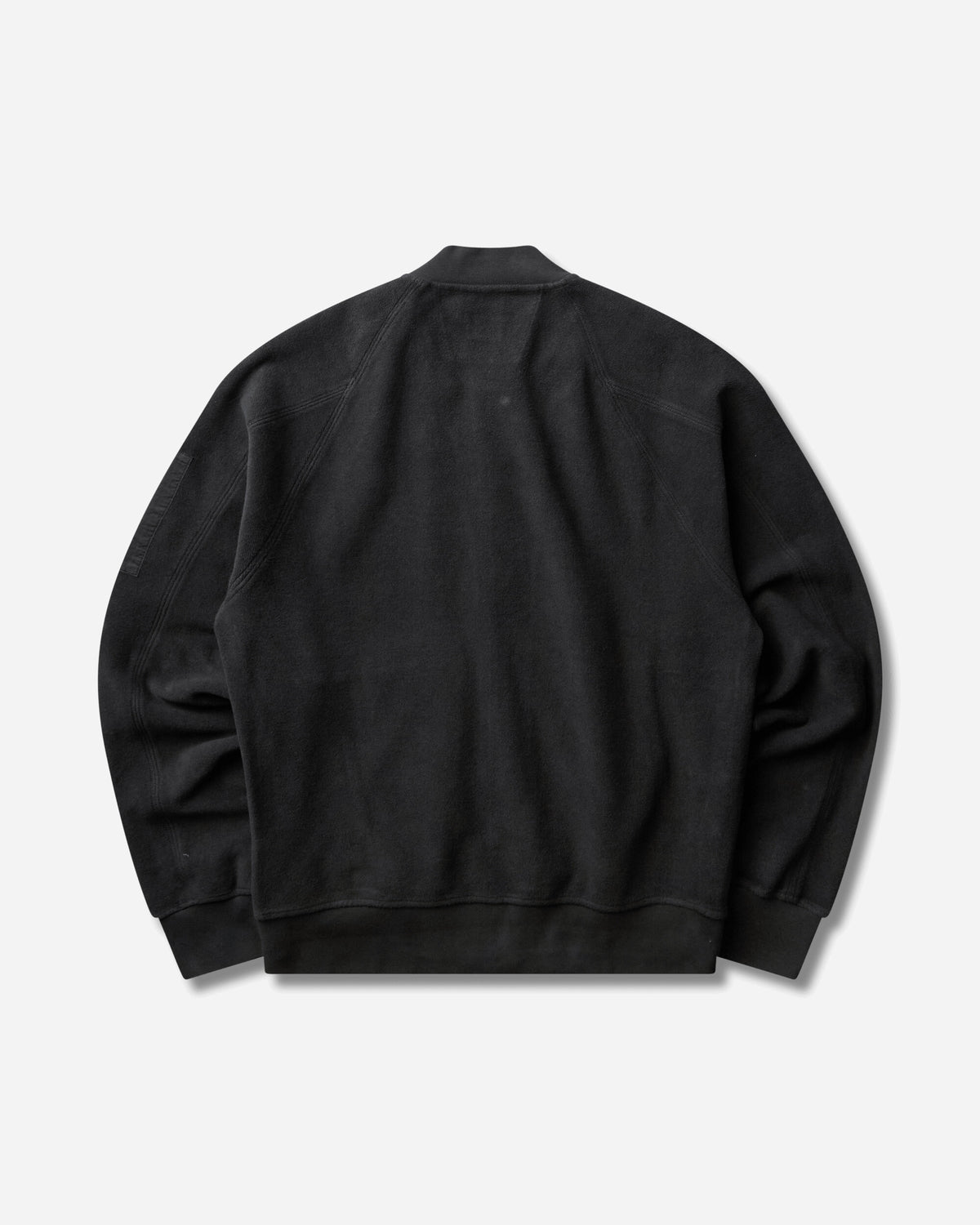 C.P. Company Sweatshirts Open Sweat In Brushed Emerized Diagonal Fleece Raven Sweatshirts Track Tops 21CMSS190A-006614G 985