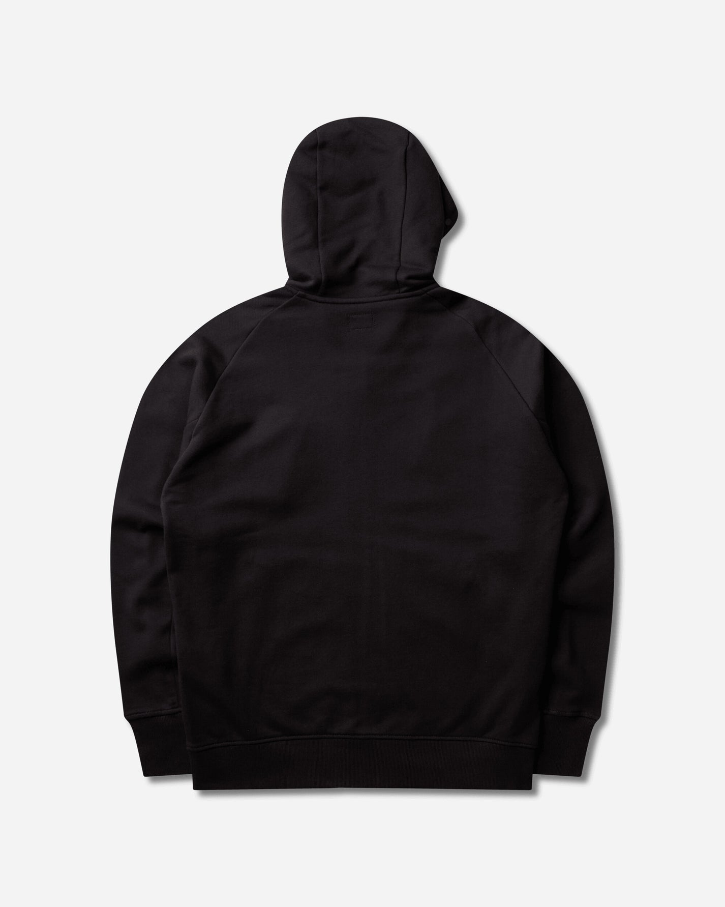 C.P. Company Diagonal Raised Fleece Goggle Zip Sweatshirt BLACK Sweatshirts Zip-Ups RCCMSS715A-005086W 999