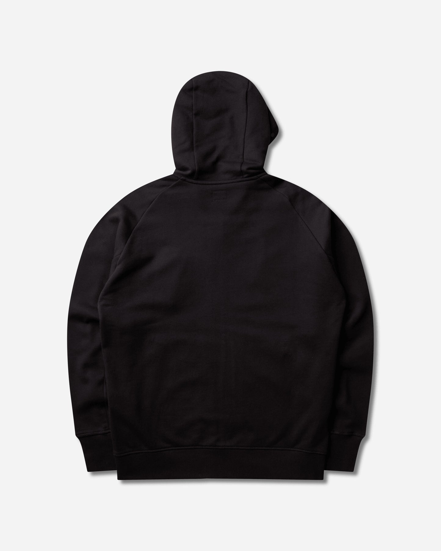C.P. Company Diagonal Raised Fleece Goggle Zip Sweatshirt BLACK Sweatshirts Zip-Ups RCCMSS715A-005086W 999