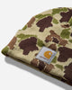 Carhartt WIP Camo Duck Beanie Camo Duck Jacquard/Green Hats Beanies I035465 2GVXX