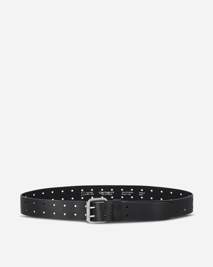 Carhartt WIP Double Script Belt Black/Silver Belts Belt I036105 0M4XX