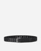 Carhartt WIP Double Script Belt Black/Silver Belts Belt I036105 0M4XX