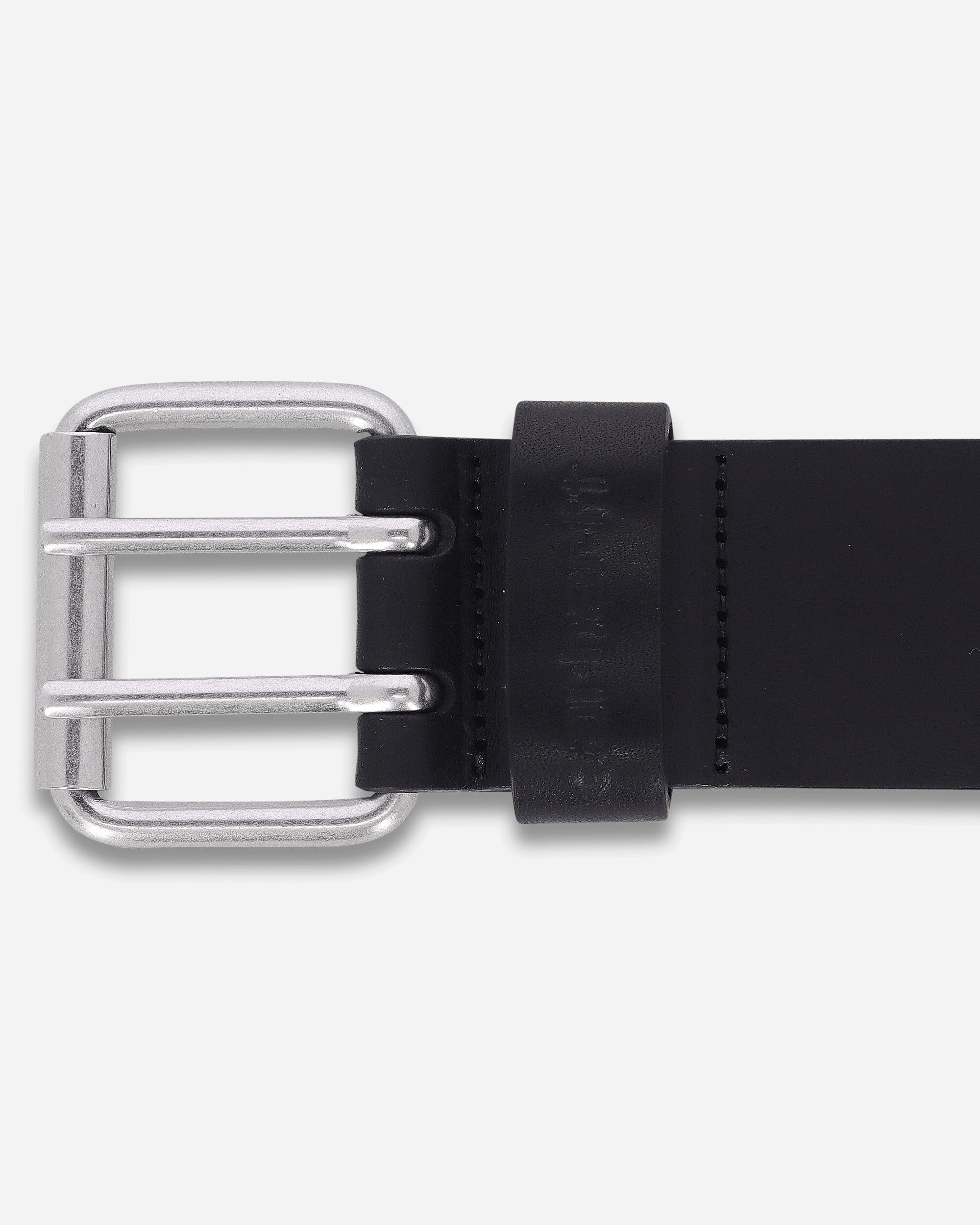 Carhartt WIP Double Script Belt Black/Silver Belts Belt I036105 0M4XX