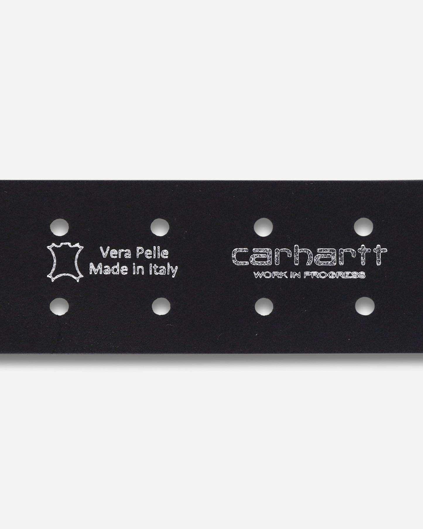 Carhartt WIP Double Script Belt Black/Silver Belts Belt I036105 0M4XX