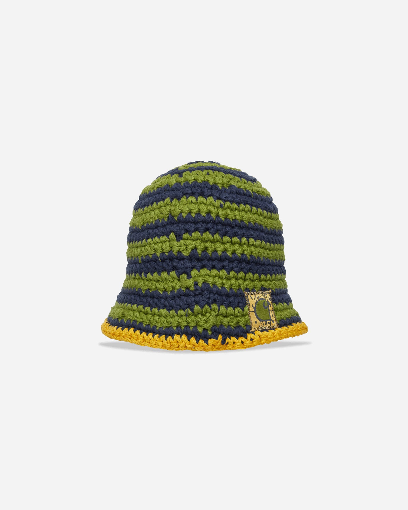 Carhartt WIP Nicholas Daley Knitted Hat ND Tawny Olive/Cedar Green Hats Bucket I034911 2U6XX