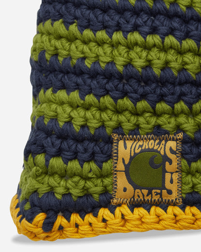 Carhartt WIP Nicholas Daley Knitted Hat ND Tawny Olive/Cedar Green Hats Bucket I034911 2U6XX