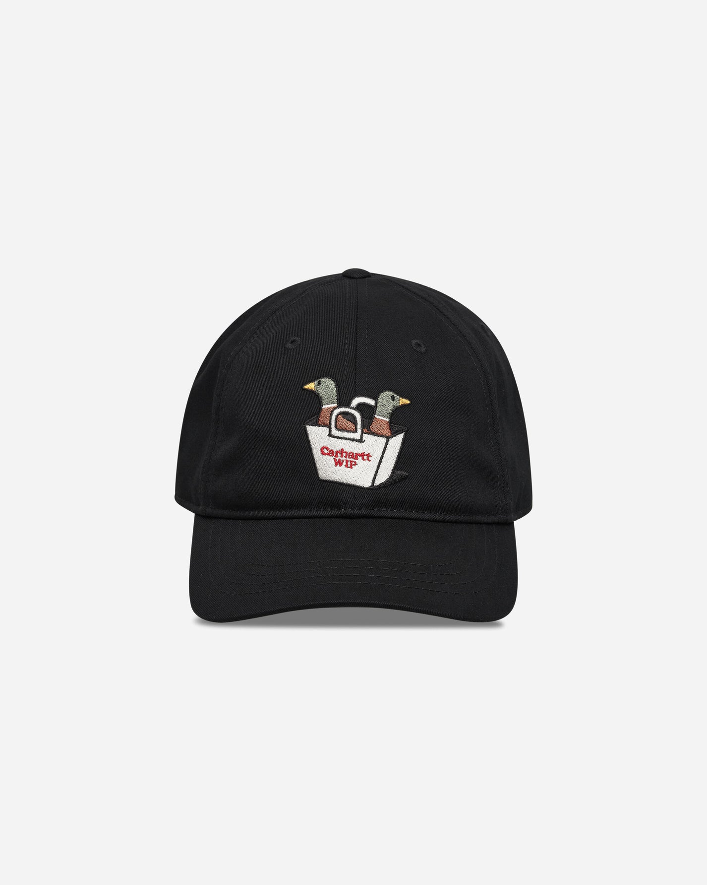 Carhartt WIP Bumper Sticker Cap Black Hats Caps I036922 89XX