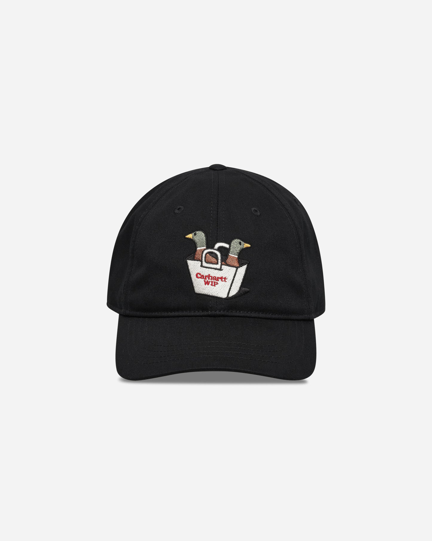 Carhartt WIP Bumper Sticker Cap Black Hats Caps I036922 89XX