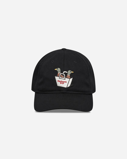 Carhartt WIP Bumper Sticker Cap Black Hats Caps I036922 89XX