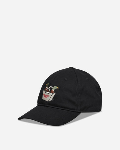 Carhartt WIP Bumper Sticker Cap Black Hats Caps I036922 89XX
